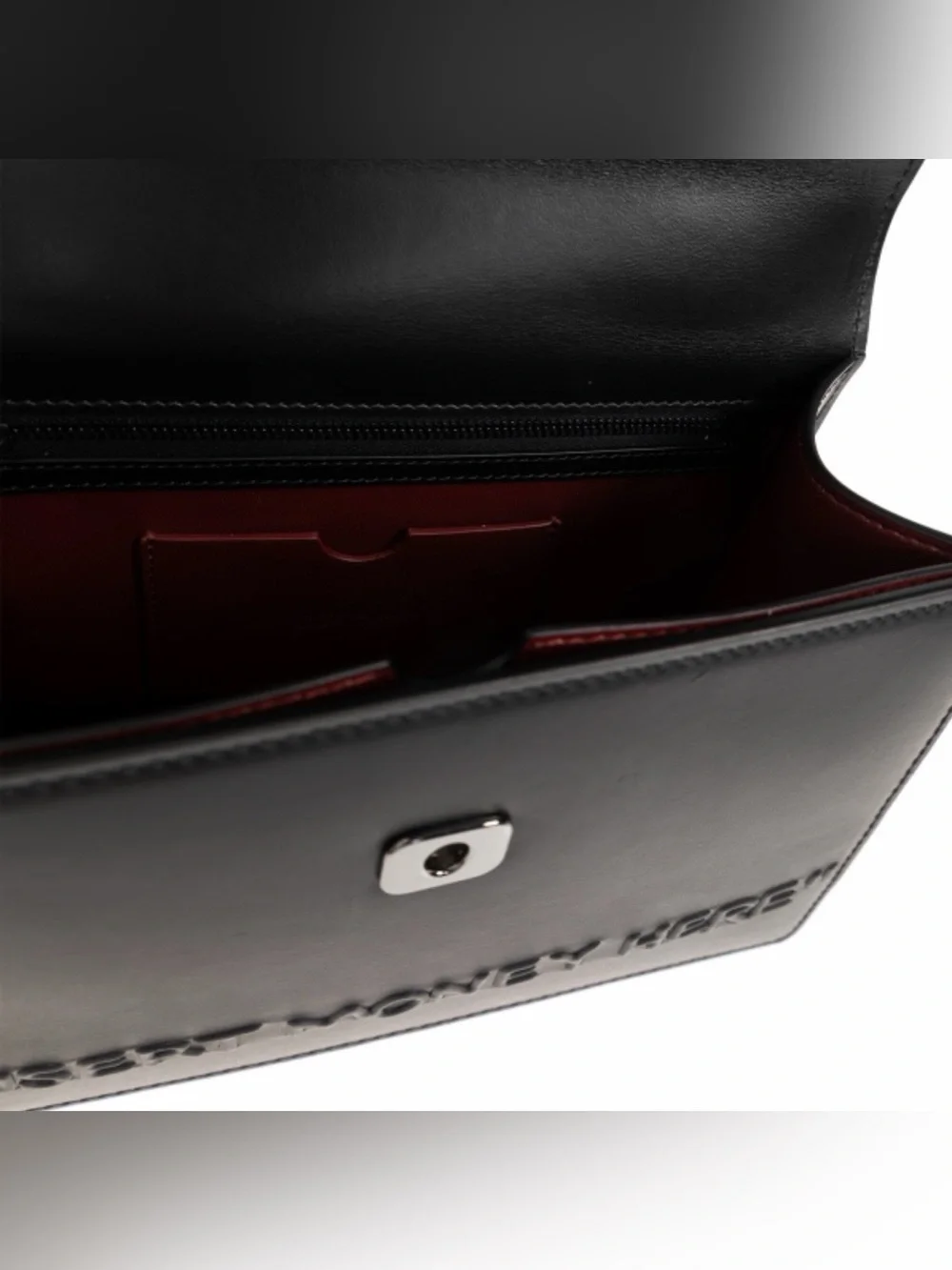 OFF WHITE Jitney 1.4 script top handle bag